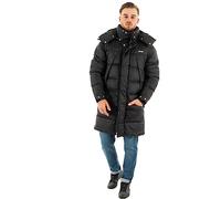 Schott NYC Mixte Ontario PARKA DOUDOUNE A CAPUCHE SCHOTT, BLACK/BLACK, M EU