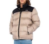 Schott NYC Mixte Utah DOUDOUNE EMPIECEMENT EPAULE SCHOTT, BEIGE, XS EU