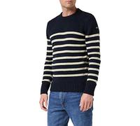 Schott Nyc PLOUTRIDER1, Pull Homme, Bleu (Navy/Naturel), Medium (Taille Fabricant: M)