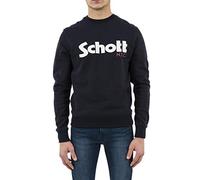 Schott NYC Swcrew Sweatshirt Homme, Bleu (Navy), XL