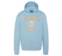 Schott NYC Sweat-shirt 'Swivan2' bleu / jaune / blanc, Taille XL