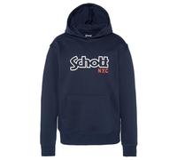 Schott NYC SWHSIDNEYB Hooded Sweatshirt, Bleu, 14 Ans Unisex Kids
