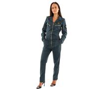 Schott NYC TRJUMP21W Combinaison, Pacifique, M Femme