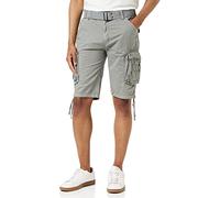 Schott NYC TRRANGER30 Short, Gris (Grey), 30W Homme
