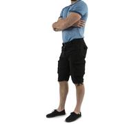Schott NYC TRRANGER30 Short Homme Noir (Black Black) W29 (Taille Fabricant: 29) Lot de