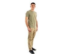 Schott NYC TSSTRIKER1 T-Shirt, Kaki, L Homme
