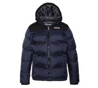 SCHOTT NYC Utah2b Doudoune Capuche Kids EMPIECEMENT Epaule Schott, Navy, 16 Ans Mixte Enfant