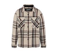Schott NYC Veste mi-saison 'Carl4' beige / marron / gris foncé, Taille M