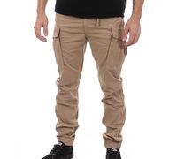 schott Pantalon Cargo Beige Homme Relax Beige 29us