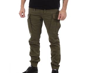 schott Pantalon Cargo Kaki Homme Relax Kaki 30US_40FR