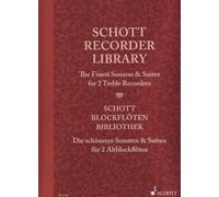 Schott recorder library the finest sonatas & suites - treble recorder duet -