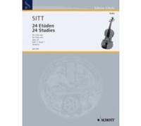 Schott Sitt Hans - 24 Etudes Vol.1 Op.32 - Alto Alto G