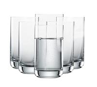 SCHOTT ZWIESEL Allround Gobelets Simple (set de 6), verre à boire rectiligne pour l'eau/ le jus de fruits, verre en cristal Tritan résistant au lave-vaisselle, fabriqué en Allemagne (n° d'art. 123661)