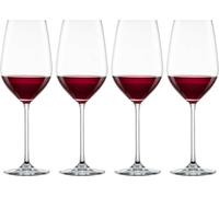 SCHOTT ZWIESEL Verres à vin rouge Fortissimo (lot de 4), verres à bordeaux raffinés pour le vin rouge, verres en cristal Tritan résistant au lave-vaisselle, fabriqués en Allemagne (art. n° 123682)