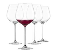 SCHOTT ZWIESEL Coupe de Bourgogne Fortissimo (set de 4), verres à bourgogne raffinés pour le vin rouge, verres en cristal Tritan résistant au lave-vaisselle, fabriqués en Allemagne (art. n° 123683)
