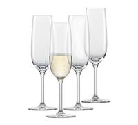 SCHOTT ZWIESEL Flûte à champagne For You (set de 4), élégantes flûtes à champagne avec point de mousse, verres en cristal Tritan résistant au lave-vaisselle, fabriqué en Allemagne (art. n° 121872)