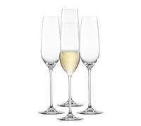 Schott-Zwiesel Flûtes à champagne Fortissimo – Lot de 4, Cristal Tritan, point de moussage