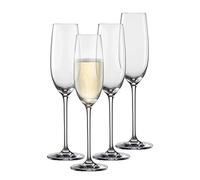 Schott Zwiesel Vinos Lot de 4 flûtes à Champagne gracieuses avec Point de Mouse, Verres en Cristal Tritan lavables au Lave-Vaisselle, fabriqués en Allemagne (n° d'article 130010), Cristal