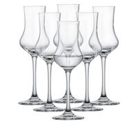 Schott Zwiesel Lot de 6 verres à pied en cristal Tritan Classico Collection Fruit Brandy/Grappa Cocktail Spirits