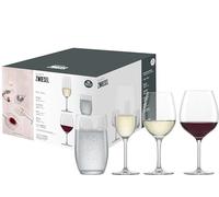 SCHOTT ZWIESEL Set de verres For You (set de 16) , verres à vin blanc et rouge, flûtes, gobelets, verres en cristal Tritan résistant au lave-vaisselle, fabriqué en Allemagne (art. n° 124093)