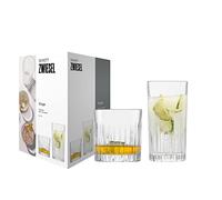 Schott Zwiesel Stage 121882 Lot de 8 verres à whisky et à long drink Taille 79 & 60 en verre Passe au lave-vaisselle Capacité 440 ml et 364 ml