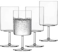SCHOTT ZWIESEL Verre à eau Modo (set de 4), verres polyvalents au design moderne, verres en cristal Tritan résistant au lave-vaisselle, fabriqués en Allemagne (art. n° 119902)