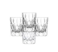 SCHOTT ZWIESEL Verre à schnaps Age (set de 4), verres à shot modernes avec relief, verres en cristal lavables au lave-vaisselle (art. n° 124298)