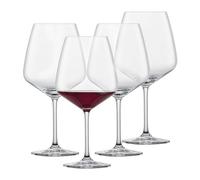 Schott Zwiesel Tulip Lot de 4 Verres à vin Rouge Bourgogne bombés pour vin Rouge, Verres en Cristal Tritan lavables au Lave-Vaisselle, fabriqués en Allemagne (n° d'article 123608)