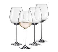 SCHOTT ZWIESEL Verres à vin blanc Vinos (set de 4), verres à vin gracieux pour le vin blanc, verres en cristal Tritan résistant au lave-vaisselle, fabriqué en Allemagne (art. n° 130012)