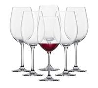 SCHOTT ZWIESEL Verres à vin rouge Classico (lot de 6), verres à bordeaux classiques pour le vin rouge, verres en cristal Tritan résistant au lave-vaisselle, fabriqués en Allemagne (art. n° 123653)