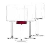 Schott Zwiesel Modo Lot de 4 Verres à vin Rouge en Cristal Tritan Droits pour vin Rouge, passent au Lave-Vaisselle, fabriqués en Allemagne (n° d'article 119899)