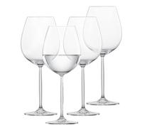 SCHOTT ZWIESEL Verres à vin rouge Muse (set de 4), verres classiques en cristal pour le vin rouge ou l'eau, verres à vin en Tritan résistant au lave-vaisselle, fabriqué en Allemagne (art. n° 123667)