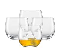 SCHOTT ZWIESEL Verres à whisky For You (set de 4), tumbler bombé pour whisky, verres en cristal Tritan résistant au lave-vaisselle, fabriqué en Allemagne (art. n° 121876)