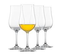 Schott Zwiesel Whisky Tasting Bar Special Lot de 4 verres en verre soufflé à la machine, hauteur 17,5 cm, diamètre 6,6 cm, 130001