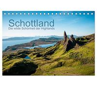 Schottland - Die wilde Schönheit der Highlands (Tischkalender 2026 DIN A5 quer), CALVENDO Monatskalender: Meine Highlights aus Schottland