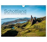 Schottland - Die wilde Schönheit der Highlands (Wandkalender 2026 DIN A4 quer), CALVENDO Monatskalender: Meine Highlights aus Schottland