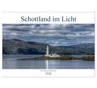 Schottland im Licht (Wandkalender 2026 DIN A3 quer), CALVENDO Monatskalender: Beeindruckende Landschaften und Baudenkmäler von Edinburgh bis zu den Orkney-Inseln