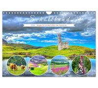 Schottland - Magische Landschaften der Highlands (Wandkalender 2026 DIN A4 quer), CALVENDO Monatskalender: Verzauberte schottische Highlands - Ein Kalender für Naturliebhaber