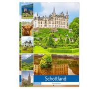 Schottland - Reiseplaner (Wandkalender 2026 DIN A2 hoch), CALVENDO Monatskalender: Wunderschöne Landschaften, Eindrucksvolle Burgen und Schlösser.