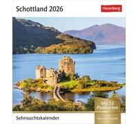 Schottland Sehnsuchtskalender 2026 - Wochenkalender mit 53 Postkarten: Postkarten-Fotokalender voll typisch schottischer Motive. Wochenkalender mit ... einem Kalender. Zum Aufstellen und Aufhängen