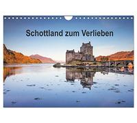 Schottland zum Verlieben (Wandkalender 2026 DIN A4 quer), CALVENDO Monatskalender: Abwechslungsreiche Landschaften und vielfältige Zeugnisse einer langen Geschichte prägen das Bild Schottlands.