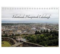 Schottlands Hauptstadt Edinburgh (Tischkalender 2026 DIN A5 quer), CALVENDO Monatskalender: Stadtansichten der schottischen Hauptstadt Edinburgh.