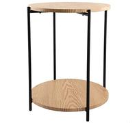 Schou CM731192 MESA D.40 H.50 CM Madera, Ø40H50CM, Noir - Bois.