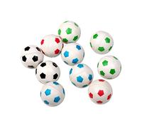 Schramm® 10 pièces de balles rebondissantes en Caoutchouc Design Football 27mm Balle rebondissante en Caoutchouc Balle rebondissante Balle rebondissante tombola tombola