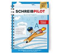 Schreibathlet Cahier d'écriture Pilot d'écriture pour protection ABC avec lettres pré-gaufrées | Système d'apprentissage développé par les enseignants, les professeurs et les élèves