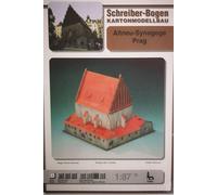 Schreiber-Bogen Modélisme carton Vieille Nouvelle Synagogue Prague HO