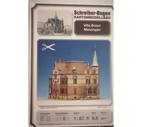 Schreiber-Bogen Modélisme carton Villa Braun Metzingen HO
