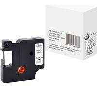 Schriftband wie Dymo S0720680 9mmx7m sw auf ws