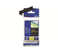 Schriftbandkassette Brother 24mm schwarz/gold TZE354