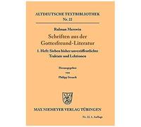 Schriften Aus Der Gottesfreund-Literatur